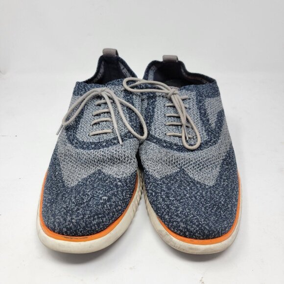 Cole Haan Zero Grand Men's Size 11 Stitchlite Blue / Gray‎ Sneakers Shoes - Picture 4 of 7